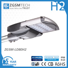 80W IP66 Solar Powered LED Street Lamp for Street Lighting